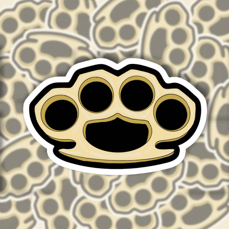 Brass Knuckle Sticker BOBBYK Boutique