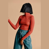 Molly Bracken Skinny Jersey Turtleneck