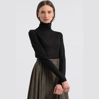 Molly Bracken Skinny Jersey Turtleneck