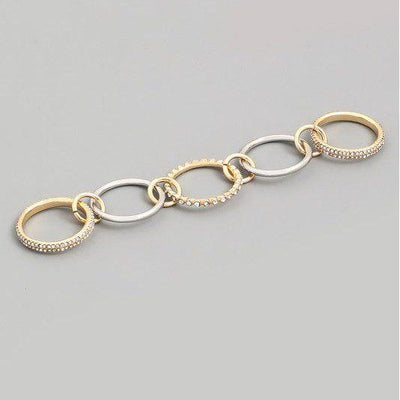 Multi Chain Link Ring - S.O.S Save Our Soles