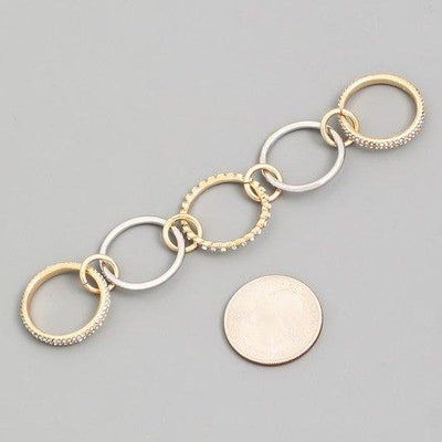 Multi Chain Link Ring - S.O.S Save Our Soles