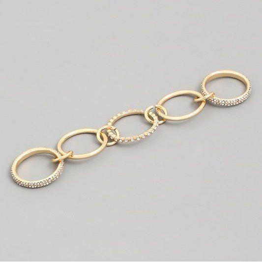 Multi Chain Link Ring - S.O.S Save Our Soles