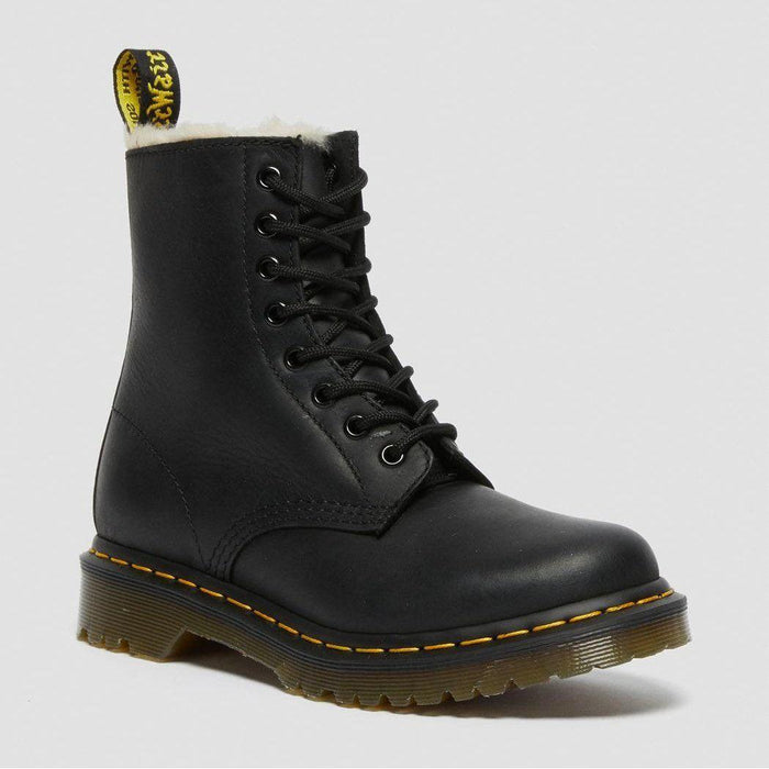 Dr. Martens 1460 Serena Black Burnished Wyoming Boot 