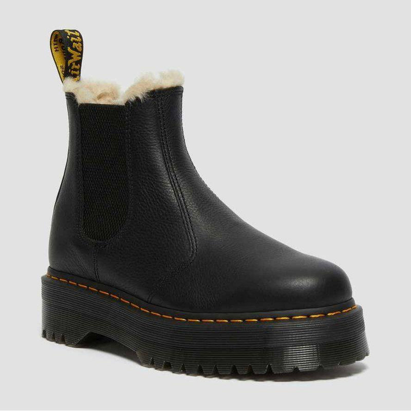 Dr. Martens 2976 Faux Fur Quad Chelsea Boots