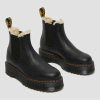 Dr. Martens 2976 Faux Fur Quad Chelsea Boots