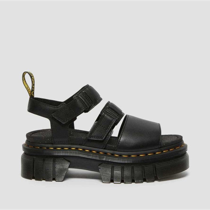 Dr. Martens Ricki 3-Strap Sandal Black Nappa Lux