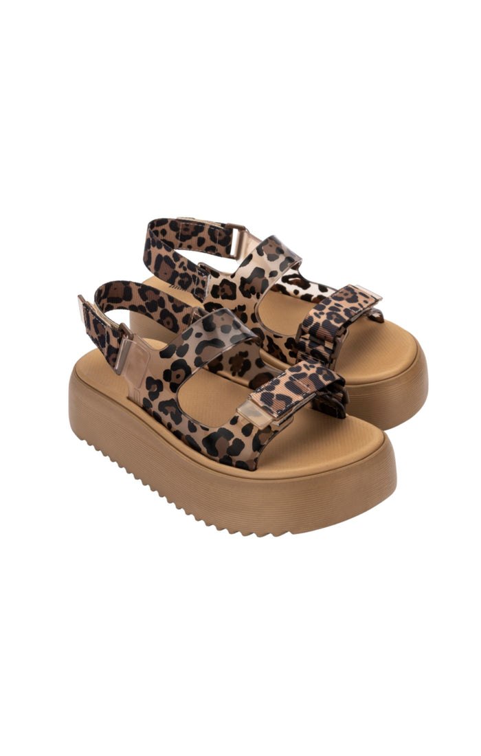 Melissa Leopard Print Brave Papete Platform Sandals