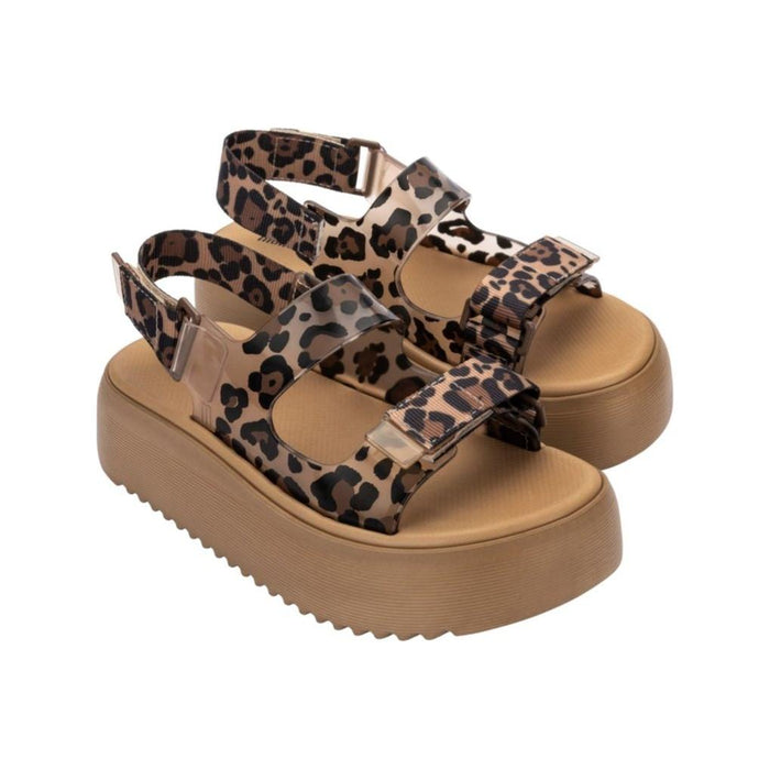 Melissa Leopard Print Brave Papete Platform Sandals