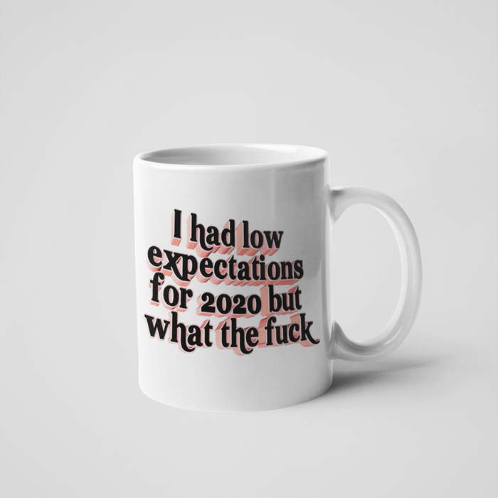 I Had Low Expectations Mug - S.O.S Save Our Soles