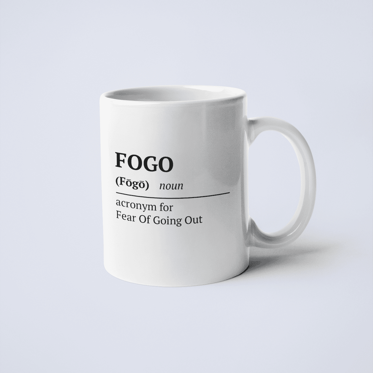 Fear Of Going Out Coffee Mug