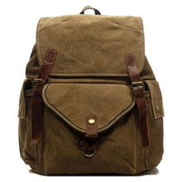 Military Canvas Backpack - S.O.S Save Our Soles