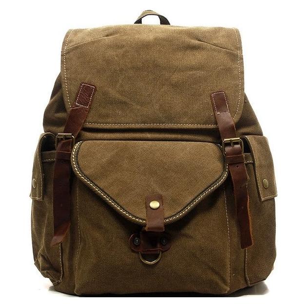 Military Canvas Backpack - S.O.S Save Our Soles