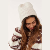 Free People Winnie Waffle Cuff Beanie