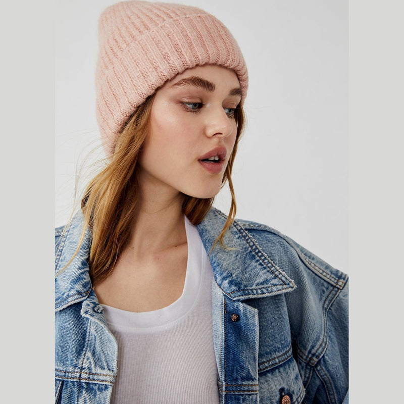 Free People Winnie Waffle Cuff Beanie