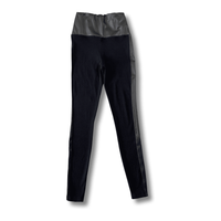 Lola's Room Pleather Leggings with Ribbed Back