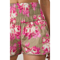 Free People The Way Home Printed Shorts