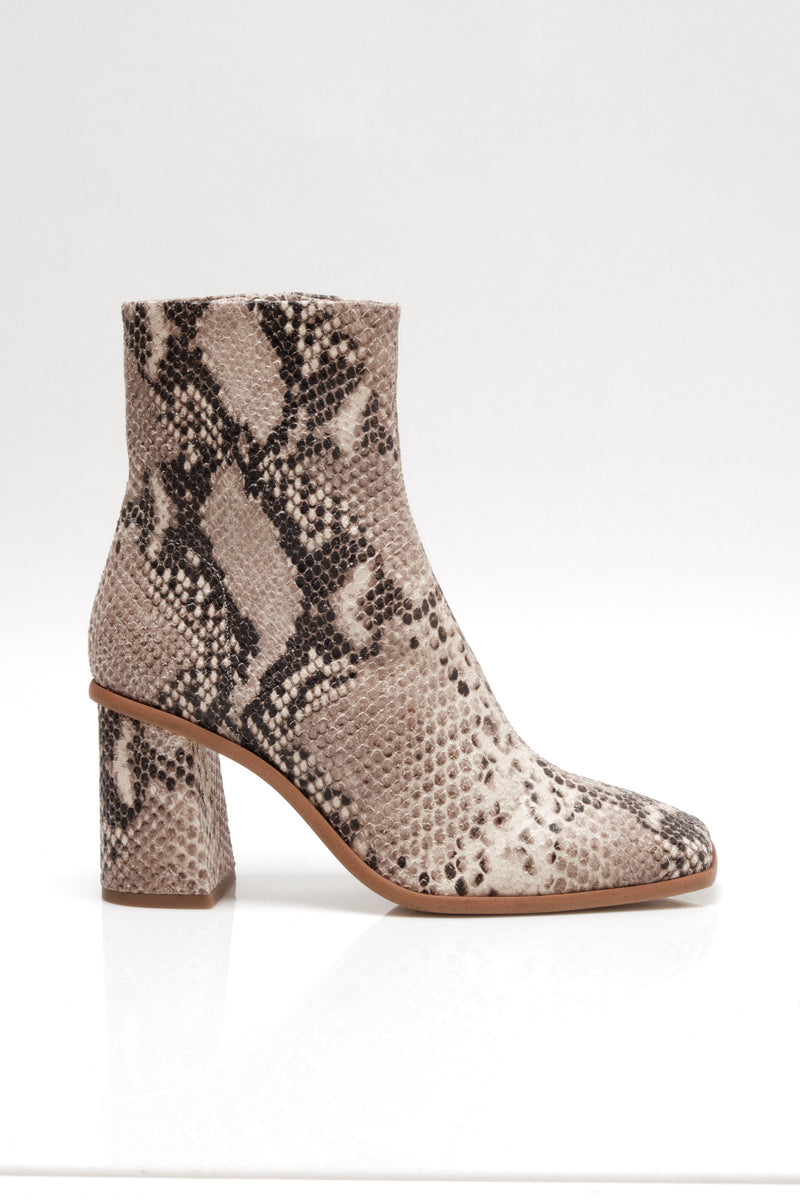 Free People Sienna Snake Ankle Boot