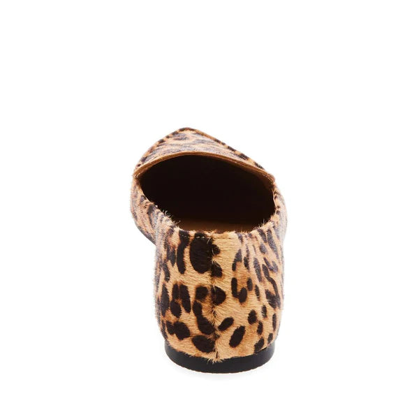 Steve madden feather loafer flat 2024 leopard