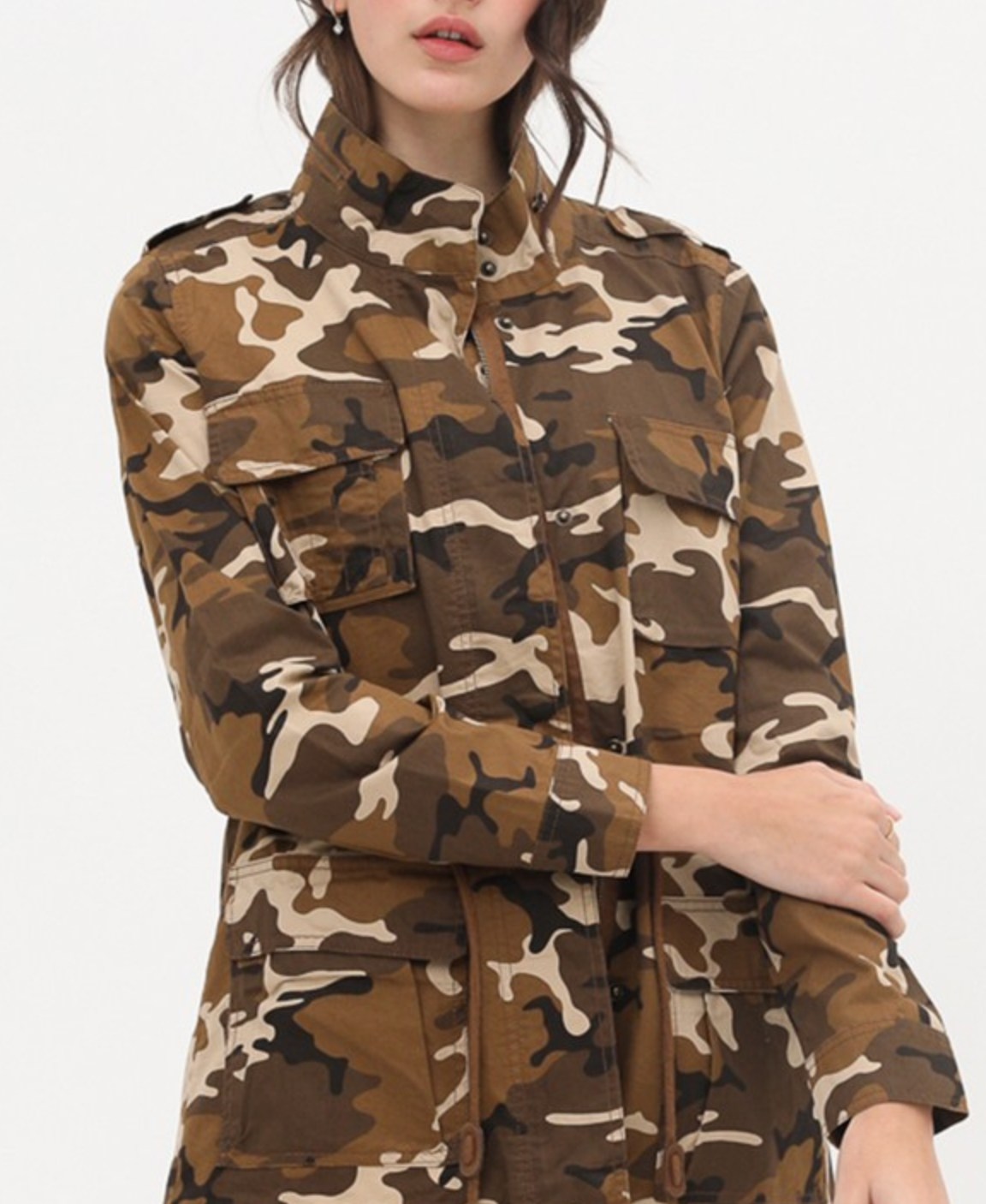 Camo Print Anorak Jacket - S.O.S Save Our Soles