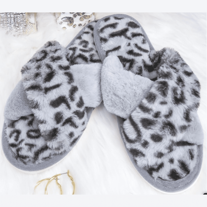Leopard Print Slippers