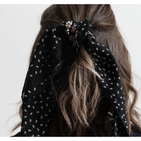 Dot and Floral Border Bandana