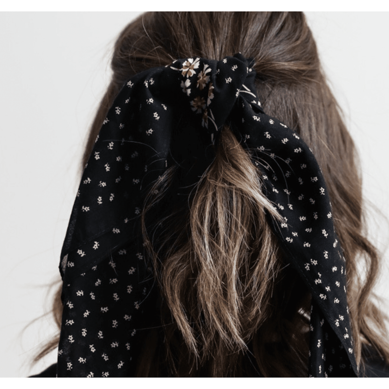 Dot and Floral Border Bandana