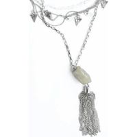 Jade Multi Layered Chain Necklace