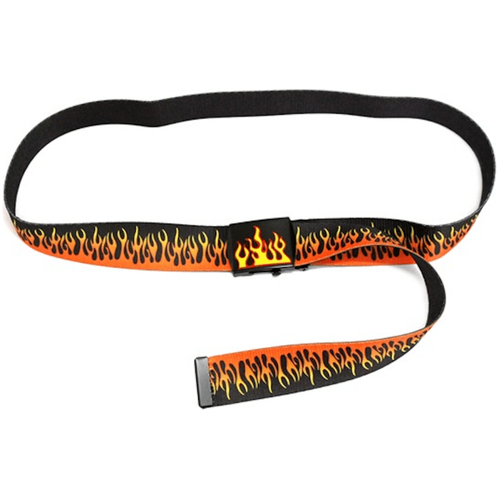 Flame Print Adjustable Belt