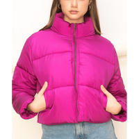 Quilted Cropped Puffer Jacket