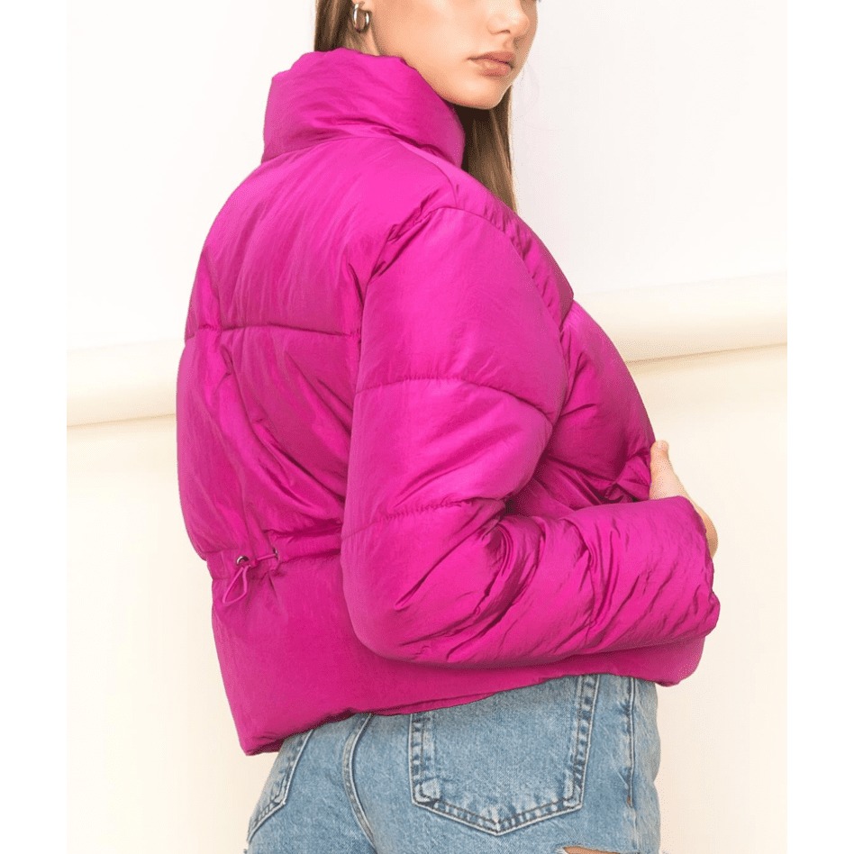 Quilted Cropped Puffer Jacket