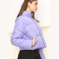 Quilted Cropped Puffer Jacket