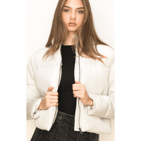 Quilted Cropped Puffer Jacket