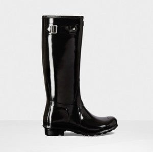 Hunter Boots Original Tall Gloss Black Wellington - S.O.S Save Our Soles