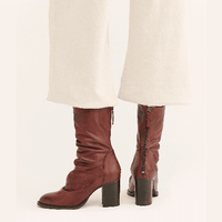 Free People Elle Block Heel Boot - S.O.S Save Our Soles
