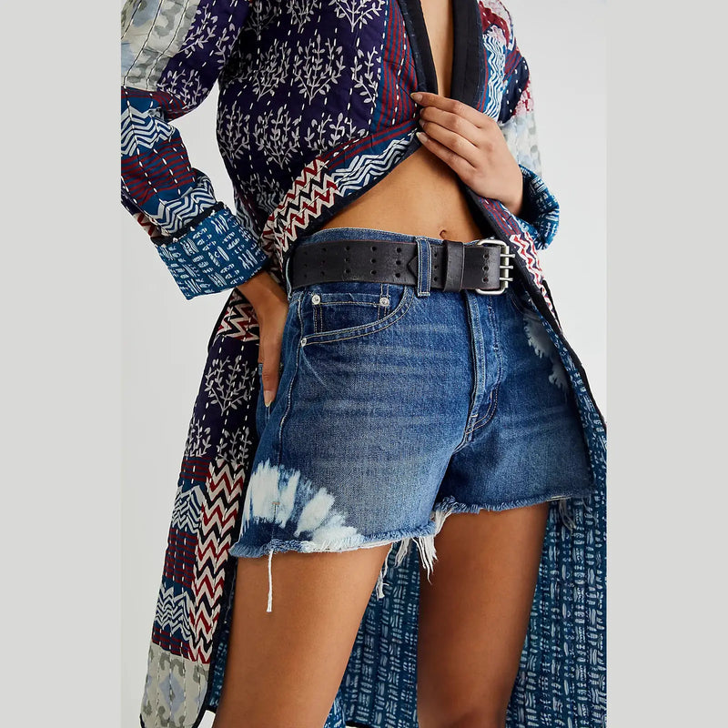 Free People Triple Threat Leather Belt