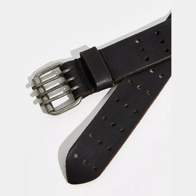 Free People Triple Threat Leather Belt