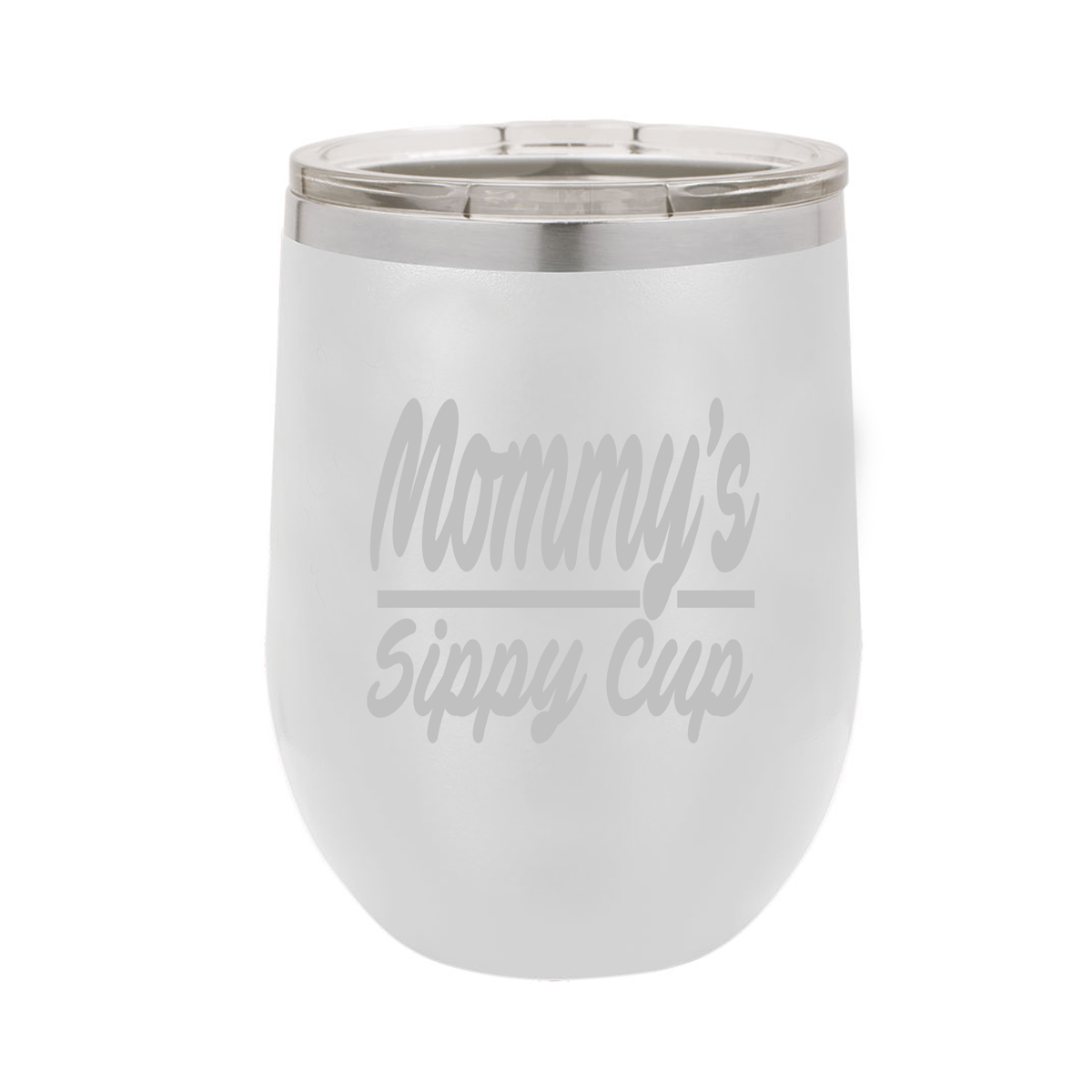 Mommy's Sippy Cup - Polar Camel Wine Tumbler with Lid