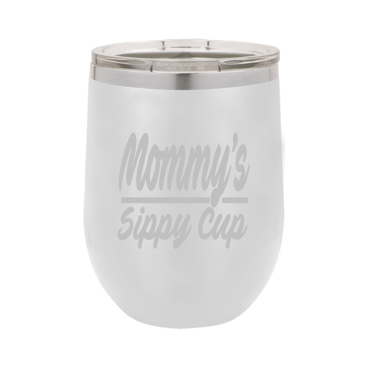 Mommy's Sippy Cup - Polar Camel Wine Tumbler with Lid