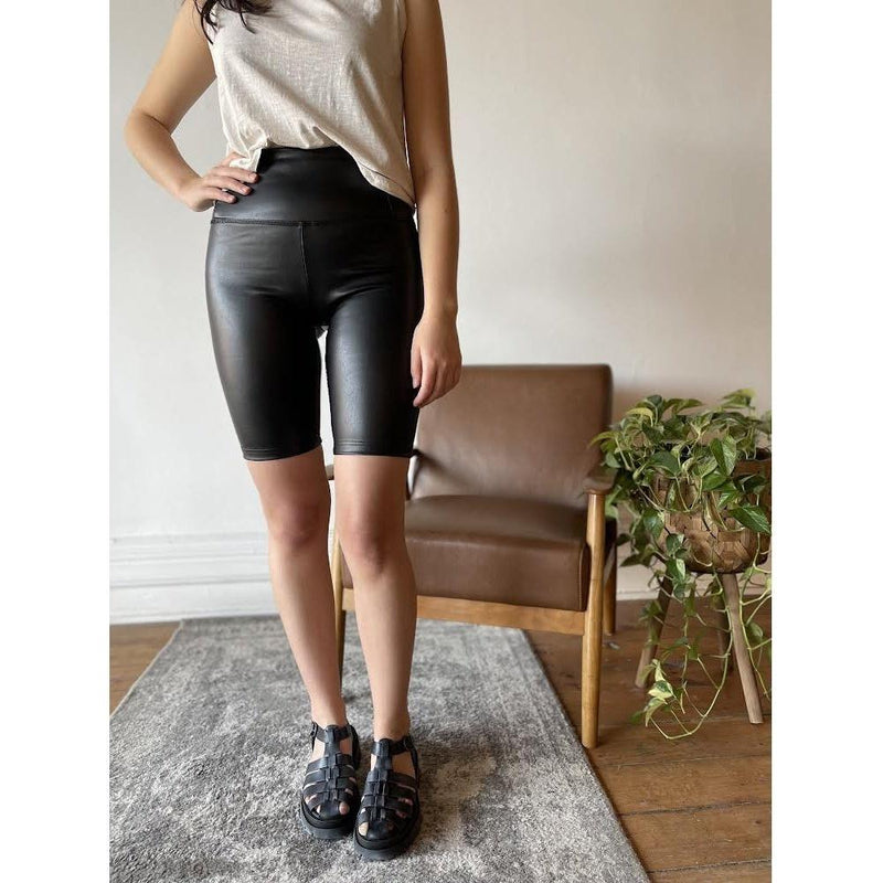Lola's Room Pleather Bike Shorts