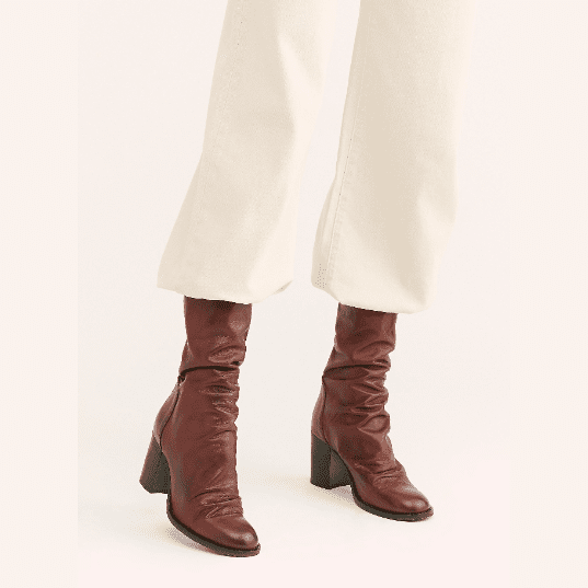 Free People Elle Block Heel Boot - S.O.S Save Our Soles