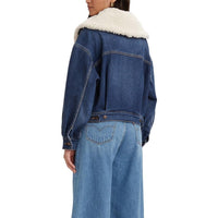 Levi's Warm Baby Bubble Trucker ~ Dark Indigo Worn In