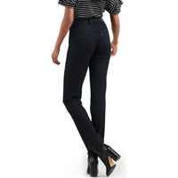 Levi's 724 High Rise Slim Straight ~ Soft Black